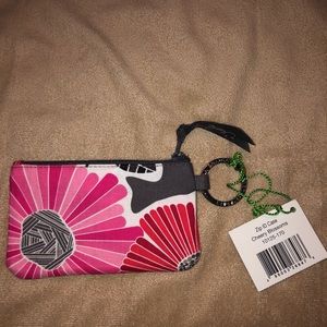 Vera Bradley Zip ID Case (Cheery Blossoms pattern)